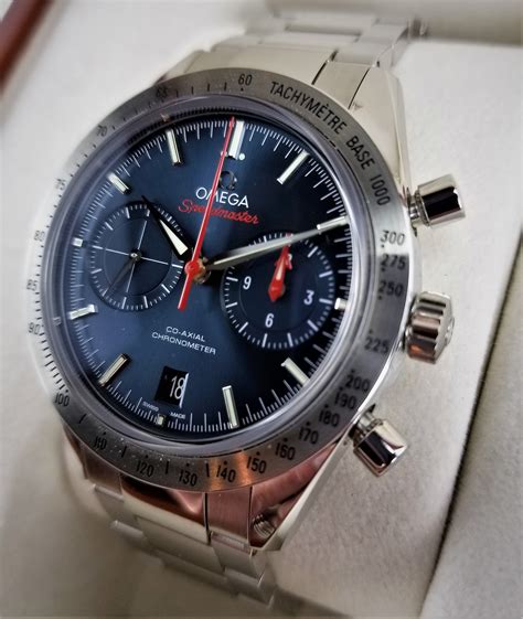 omega speedmaster blue face|omega speedmaster blue origin.